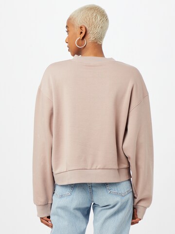 Sweat-shirt 'Amaze' WEEKDAY en beige