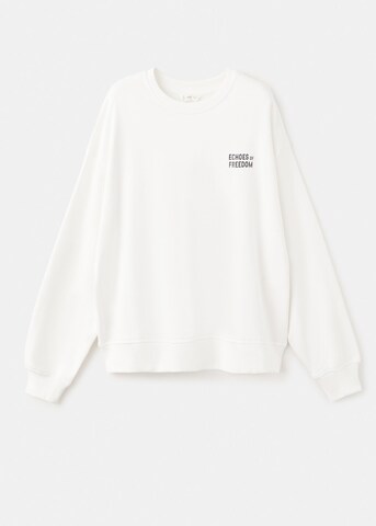 MANGO TEEN Sweatshirt 'Echo' in White