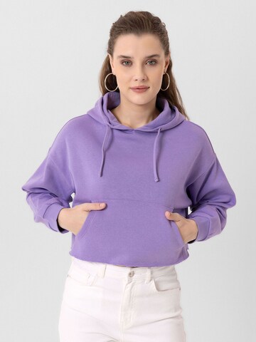 Jacey Quinn Sweatshirt 'Heide' i lila