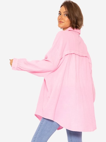 SASSYCLASSY Bluse i rosa