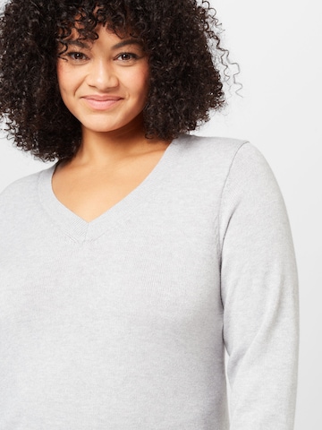 Vila Curve Sweater in Grey