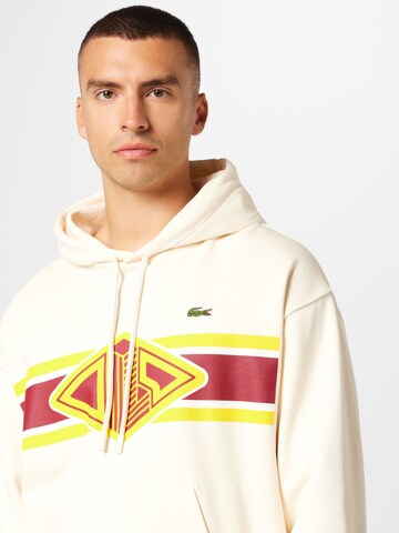 LACOSTE Sweatshirt in Weiß