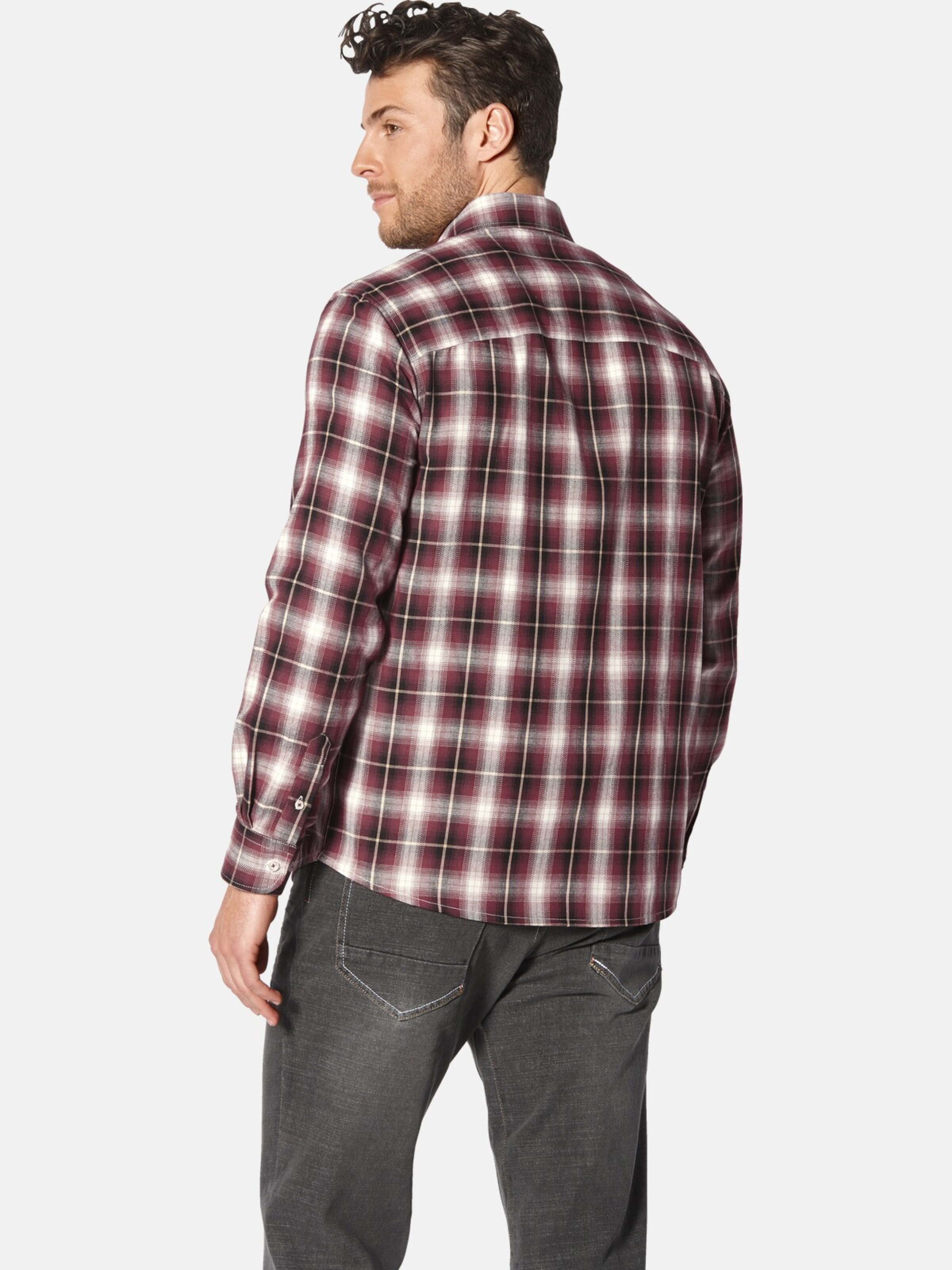 BABISTA Regular fit Button Up Shirt in Red