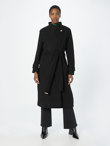 Wallis Ανοιξιάτικο και φθινοπωρινό παλτό σε μαύρο: μπροστά
