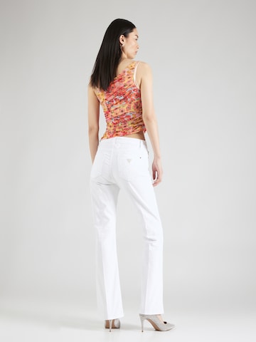 GUESS Flared Jeans in White