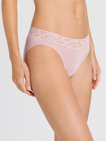 Hanro Panty ' Moments ' in Pink: front
