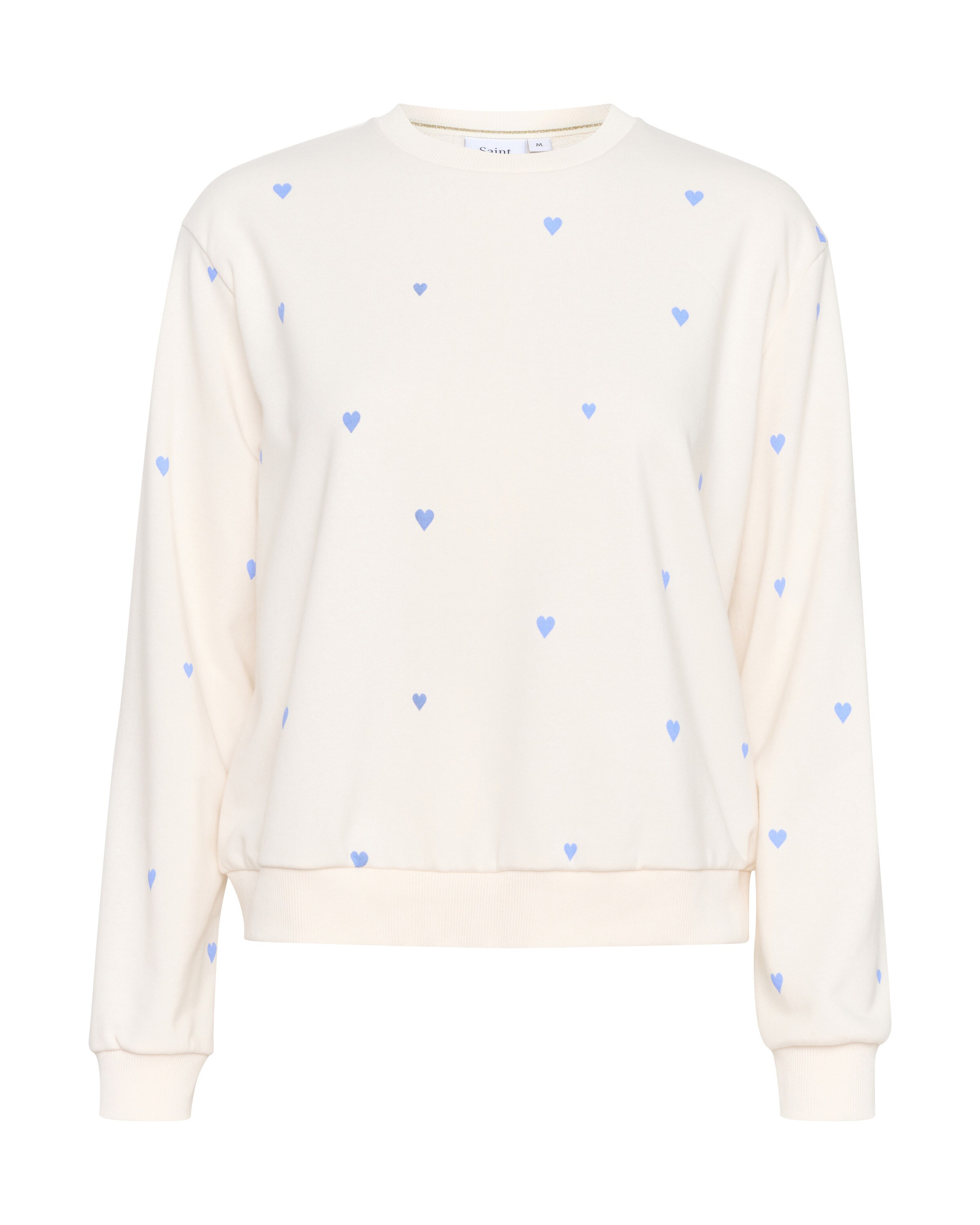 SAINT TROPEZ Sweatshirt 'Dagna' i hvid: forside