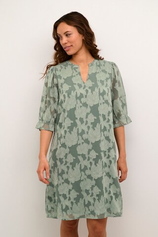 Robe 'Yana' Cream en vert : devant