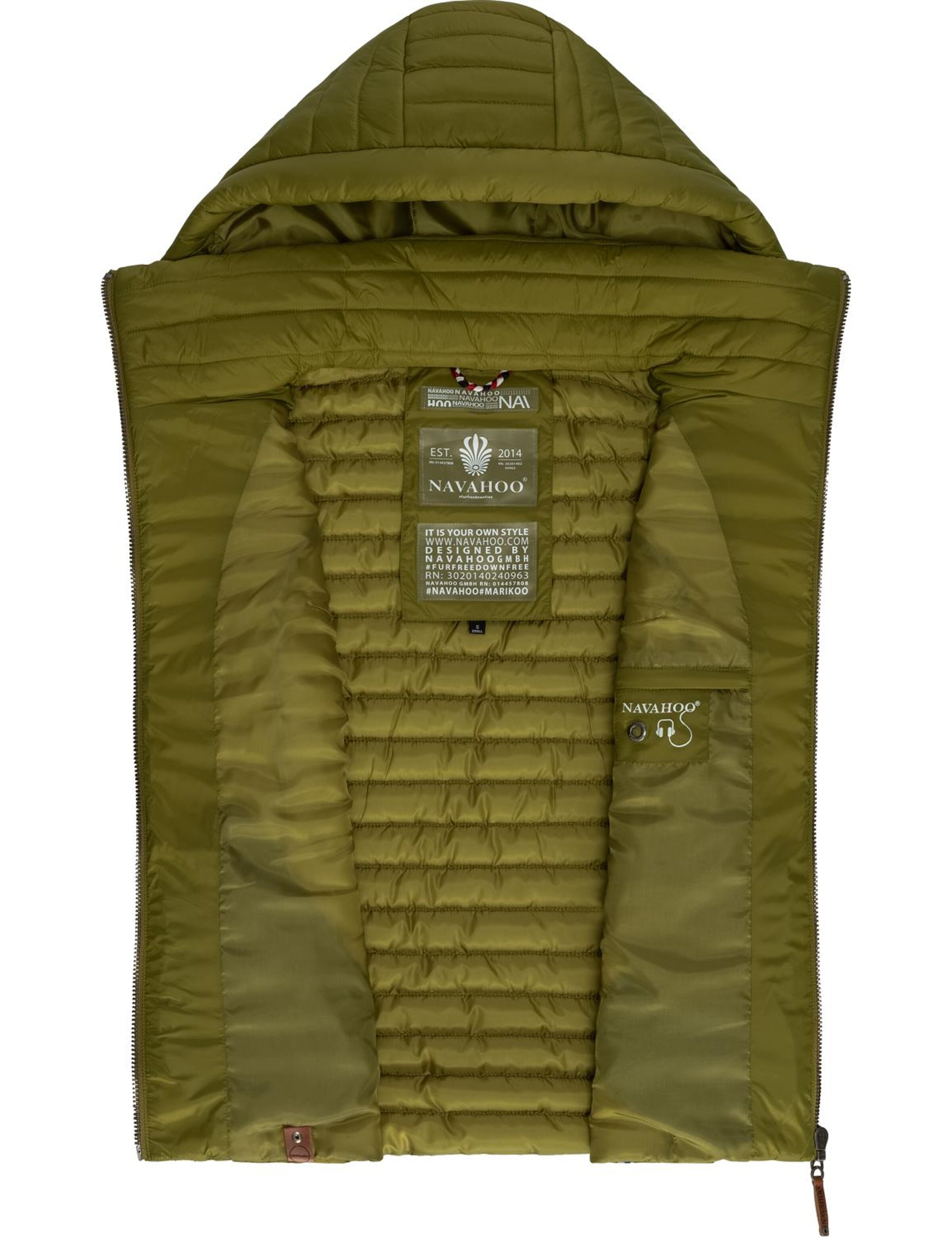 Gilet 'Shadaa' NAVAHOO en vert