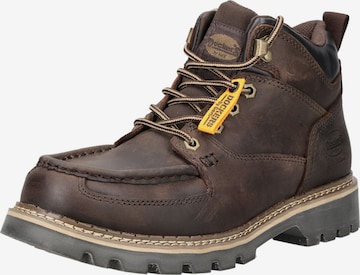 Bottes à lacets Dockers by Gerli en marron : devant