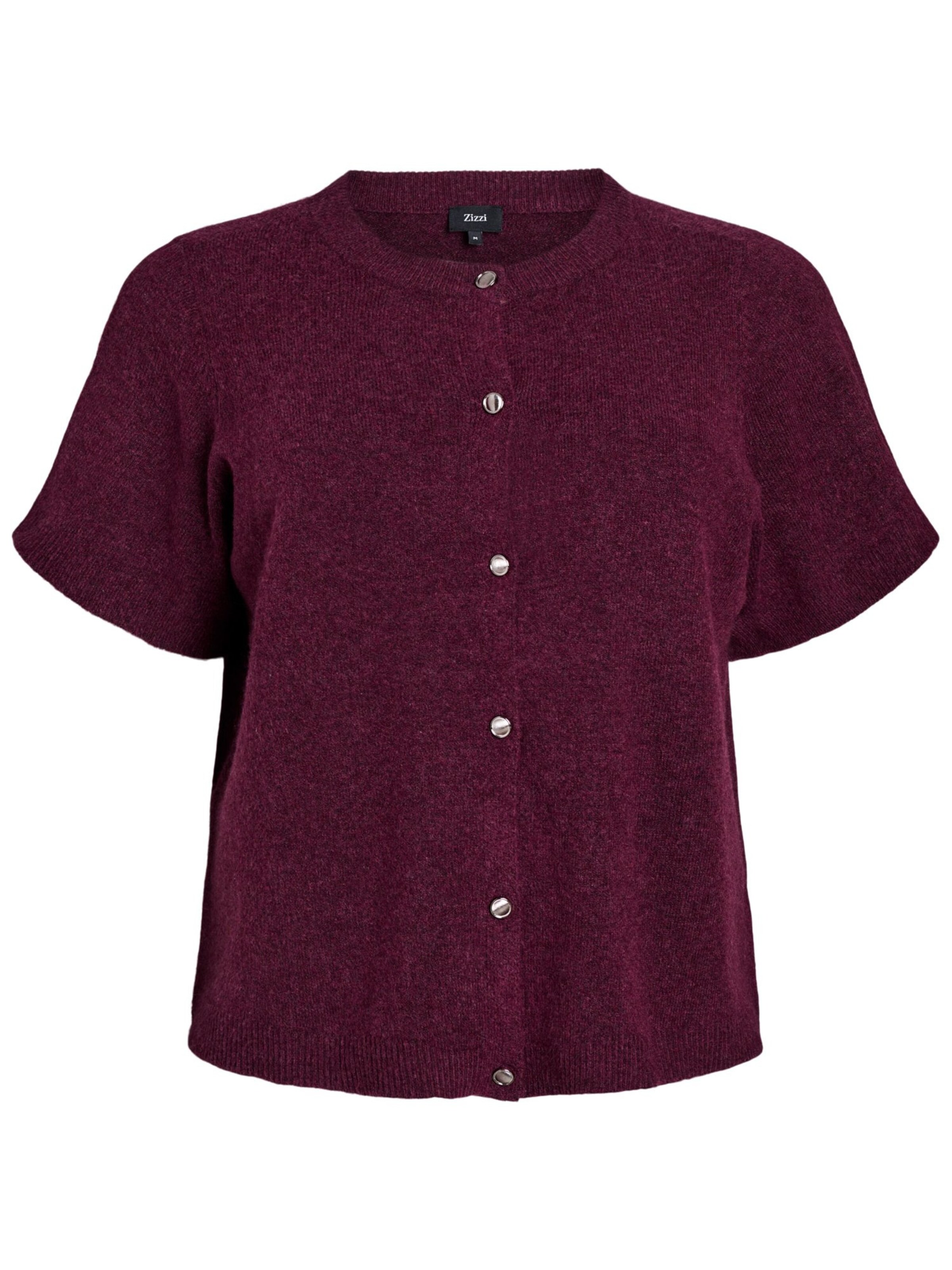 Geacă tricotată 'Cavista' de la Zizzi pe roșu: față