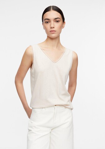 COMMA Top in Beige: Vorderseite