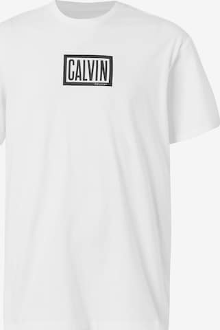 Calvin Klein Jeans Majica | bela barva: sprednja stran