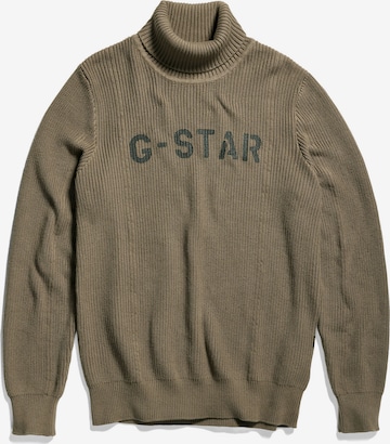 G-Star RAW Trui in Groen: voorkant