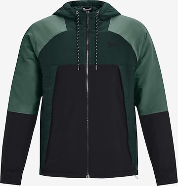 UNDER ARMOUR Athletic Jacket 'Sky Insulate' in Black: front