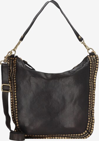 Campomaggi Shoulder Bag in Black: front