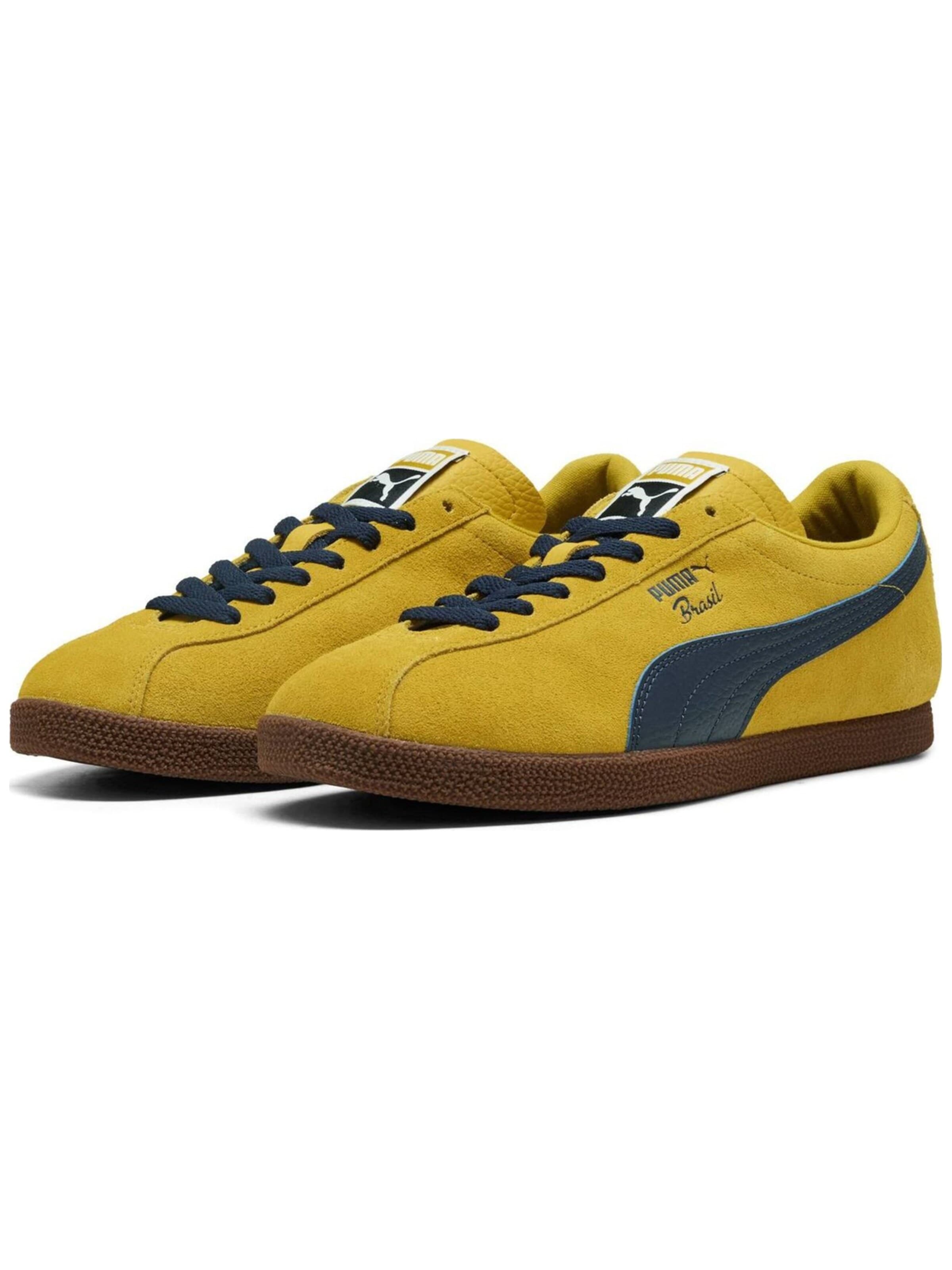 PUMA Sportschuh 'Brasil Lth' in Gelb