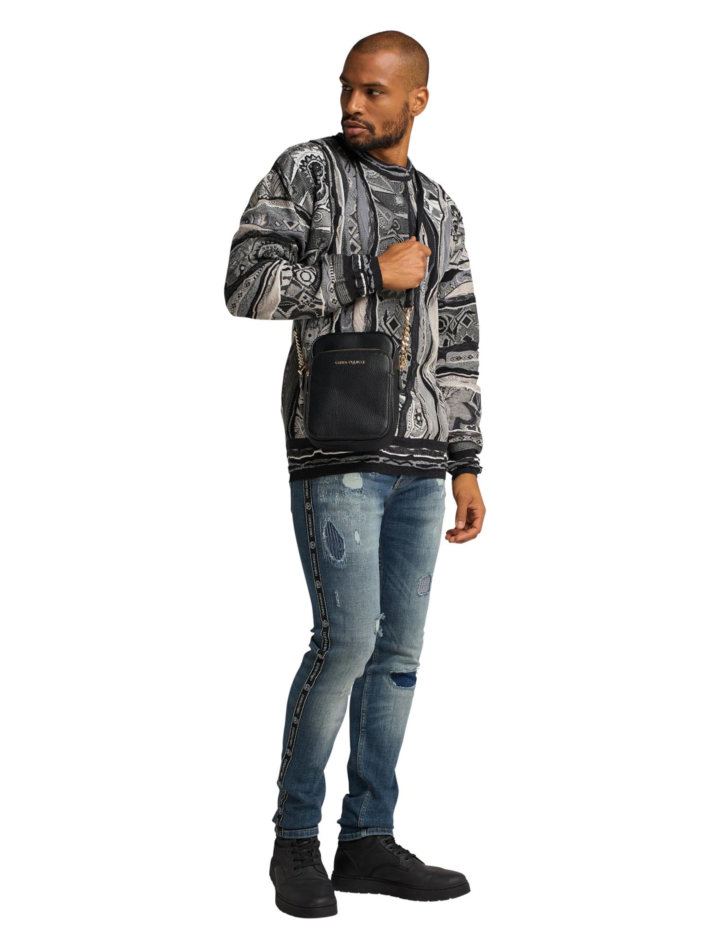 Sac à bandoulière 'Cova' Carlo Colucci en noir