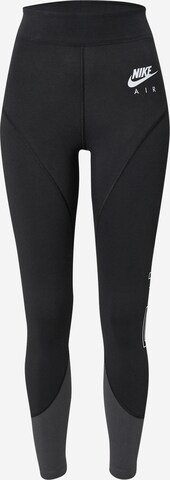 Skinny Leggings de la Nike Sportswear pe negru: față