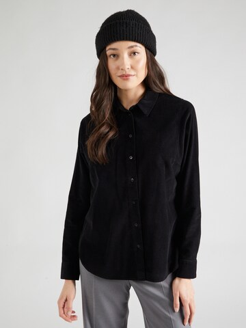 s.Oliver Bluse in Schwarz: Vorderseite