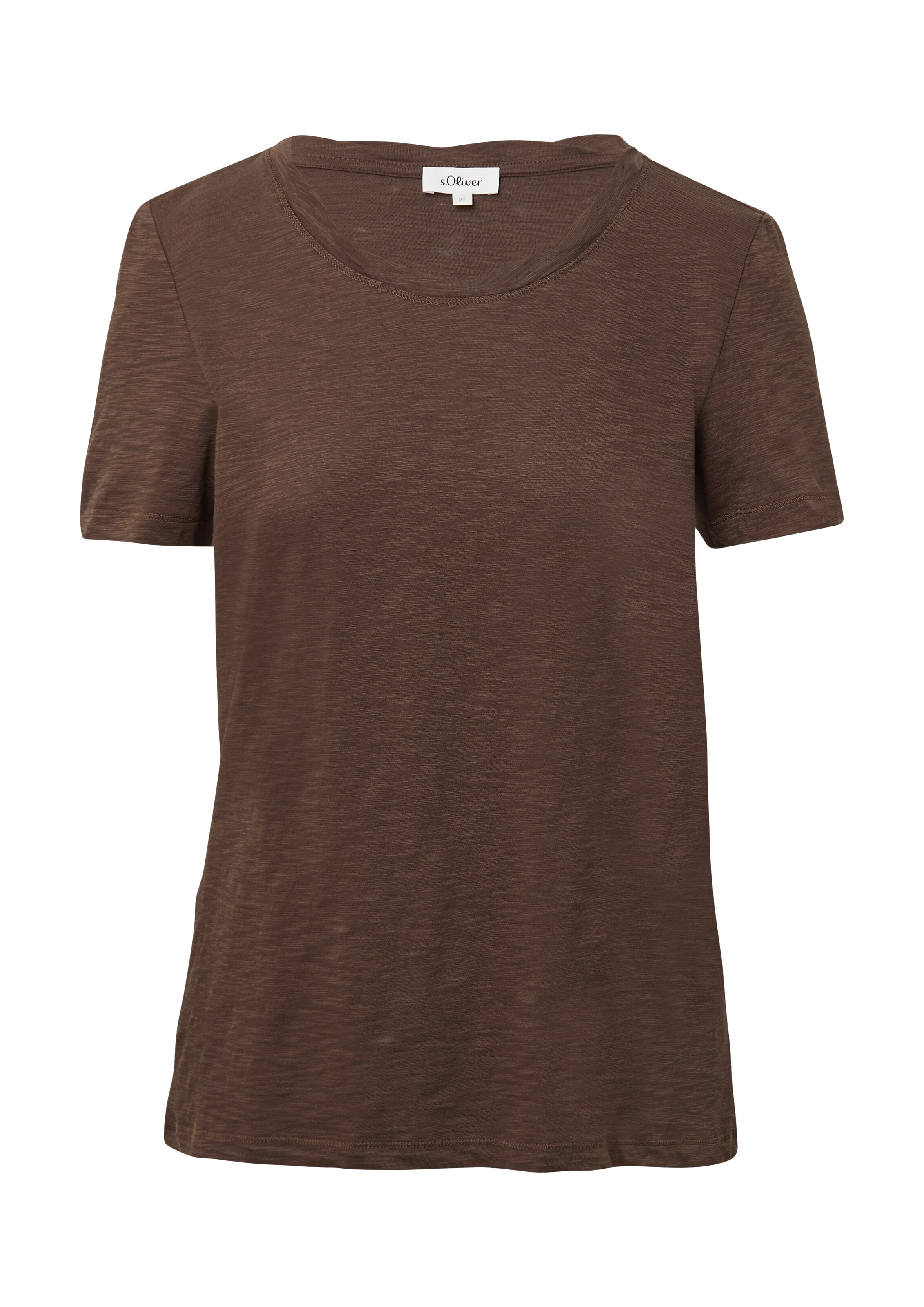 s.Oliver Футболка в Коричневый: спереди