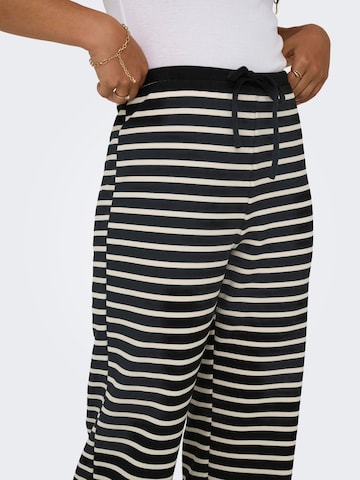 ONLY Wide leg Broek 'ONLFabiola' in Zwart