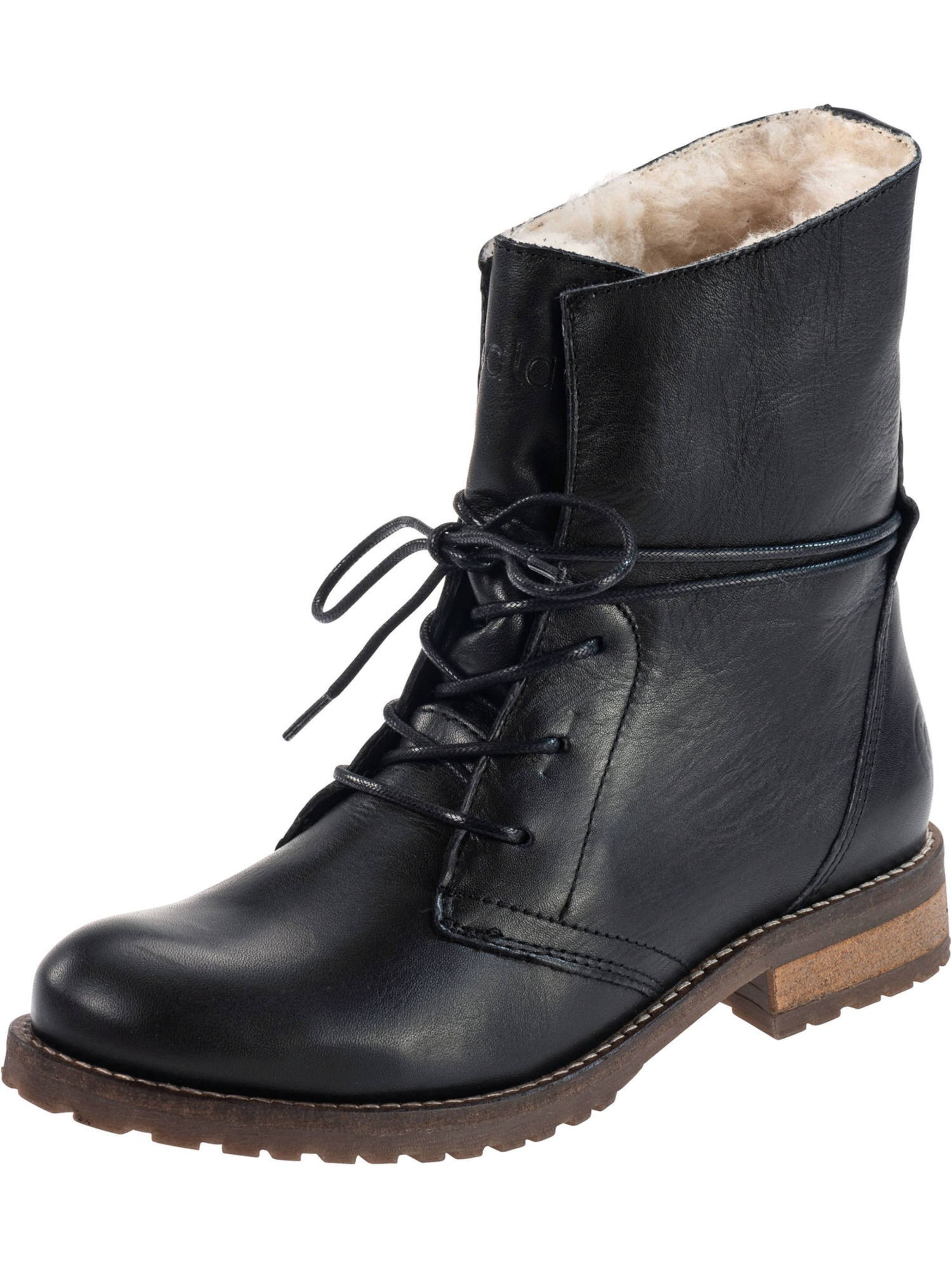 Bottines à lacets 'Kasos' Palado en noir : devant