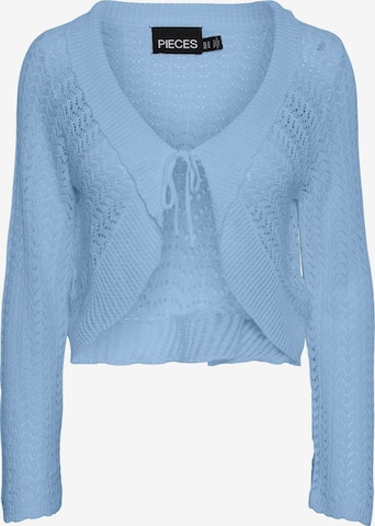 Cardigan 'Kassa' PIECES en bleu : devant