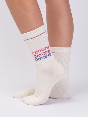 J.Clay Sokken in Wit