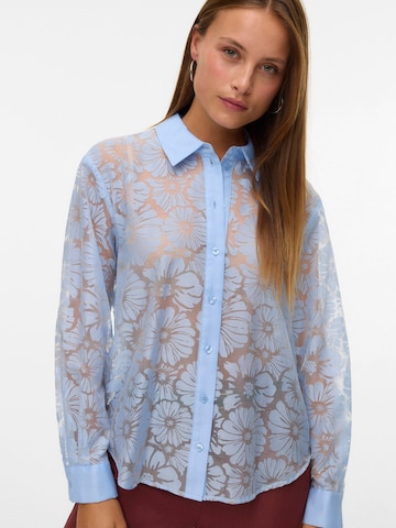 T-shirt '10340599' VERO MODA en bleu : devant