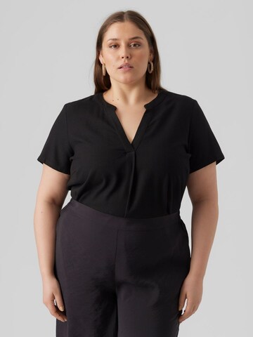 Vero Moda Curve Shirt 'Mymilo' in Schwarz: predná strana