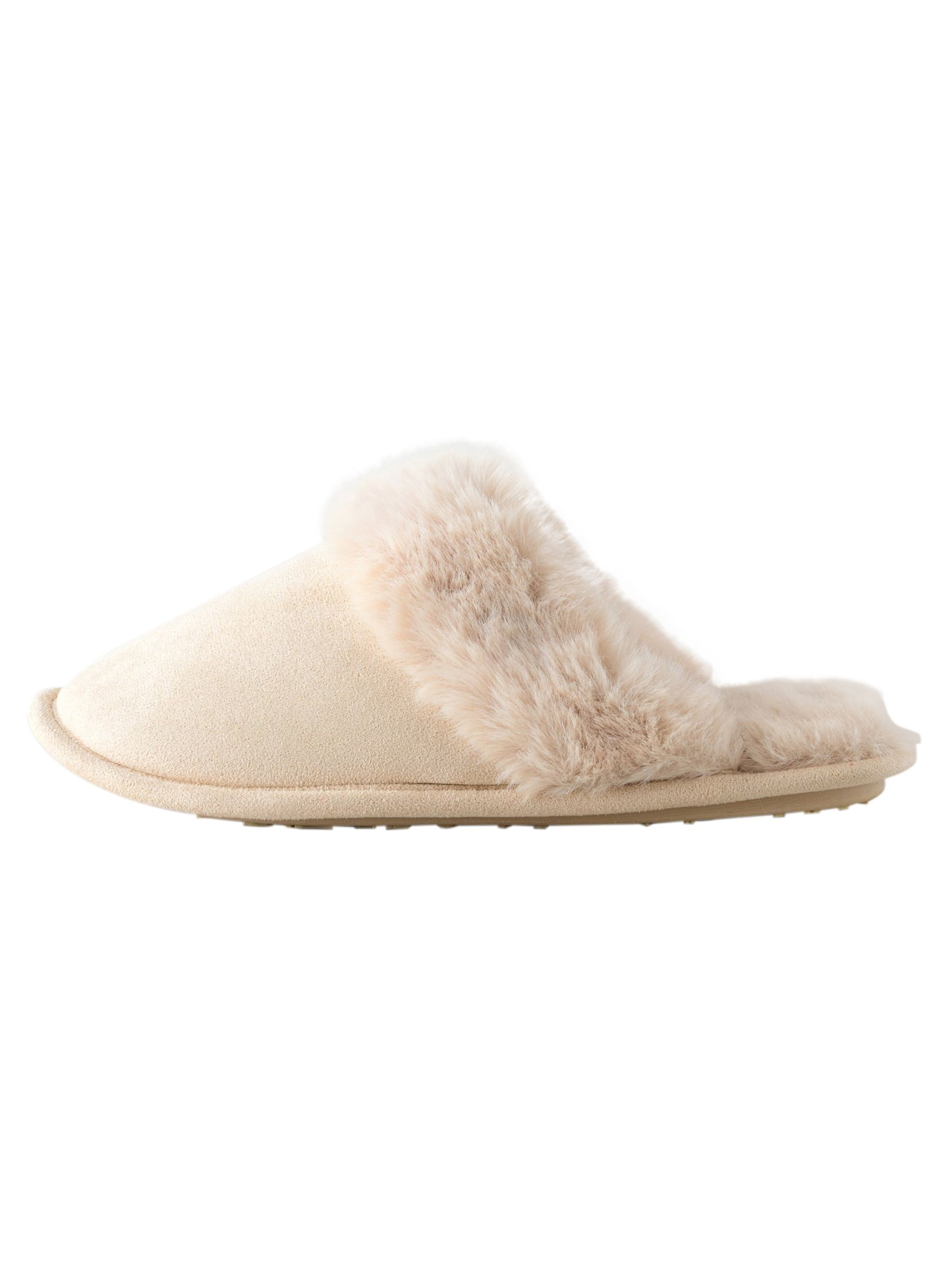 Next Slipper in Beige: front