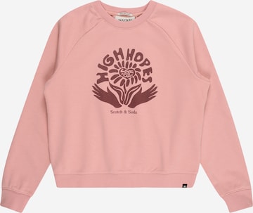 SCOTCH & SODA Sweatshirt in Pink: predná strana