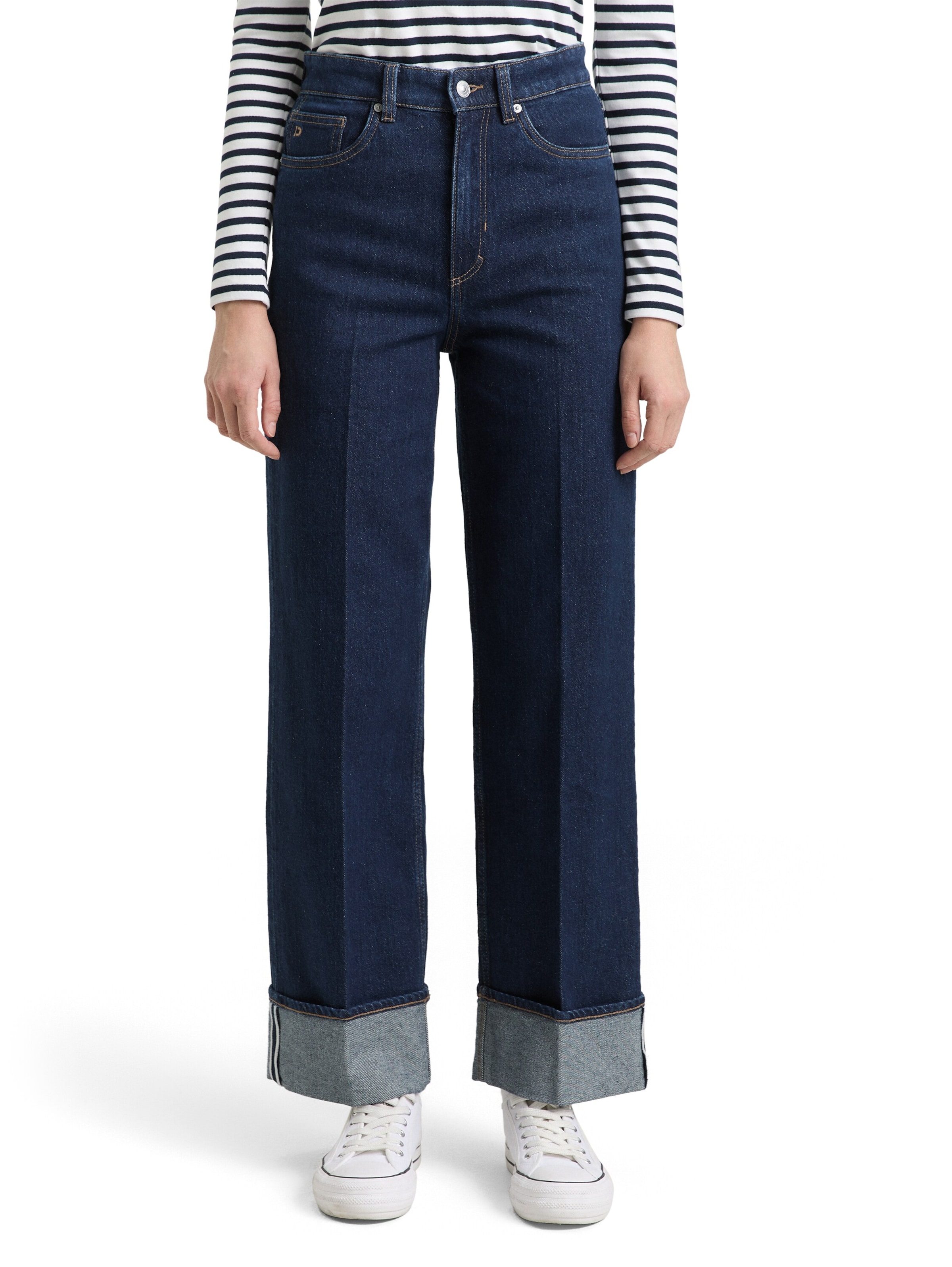 TOM TAILOR DENIM Wide Leg Jeans in Blau: Vorderseite