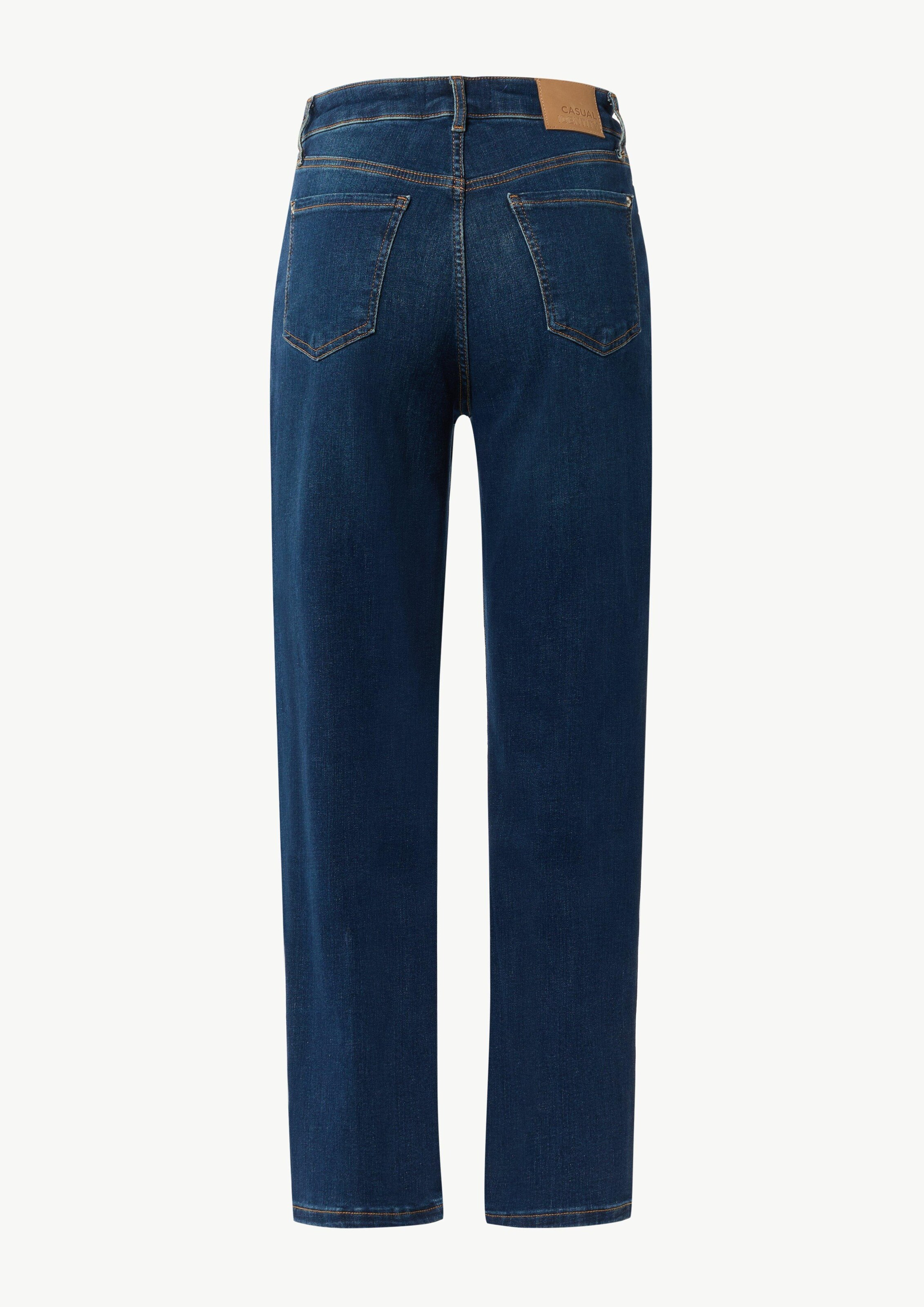 comma casual identity Regular Jeans in Blue: back