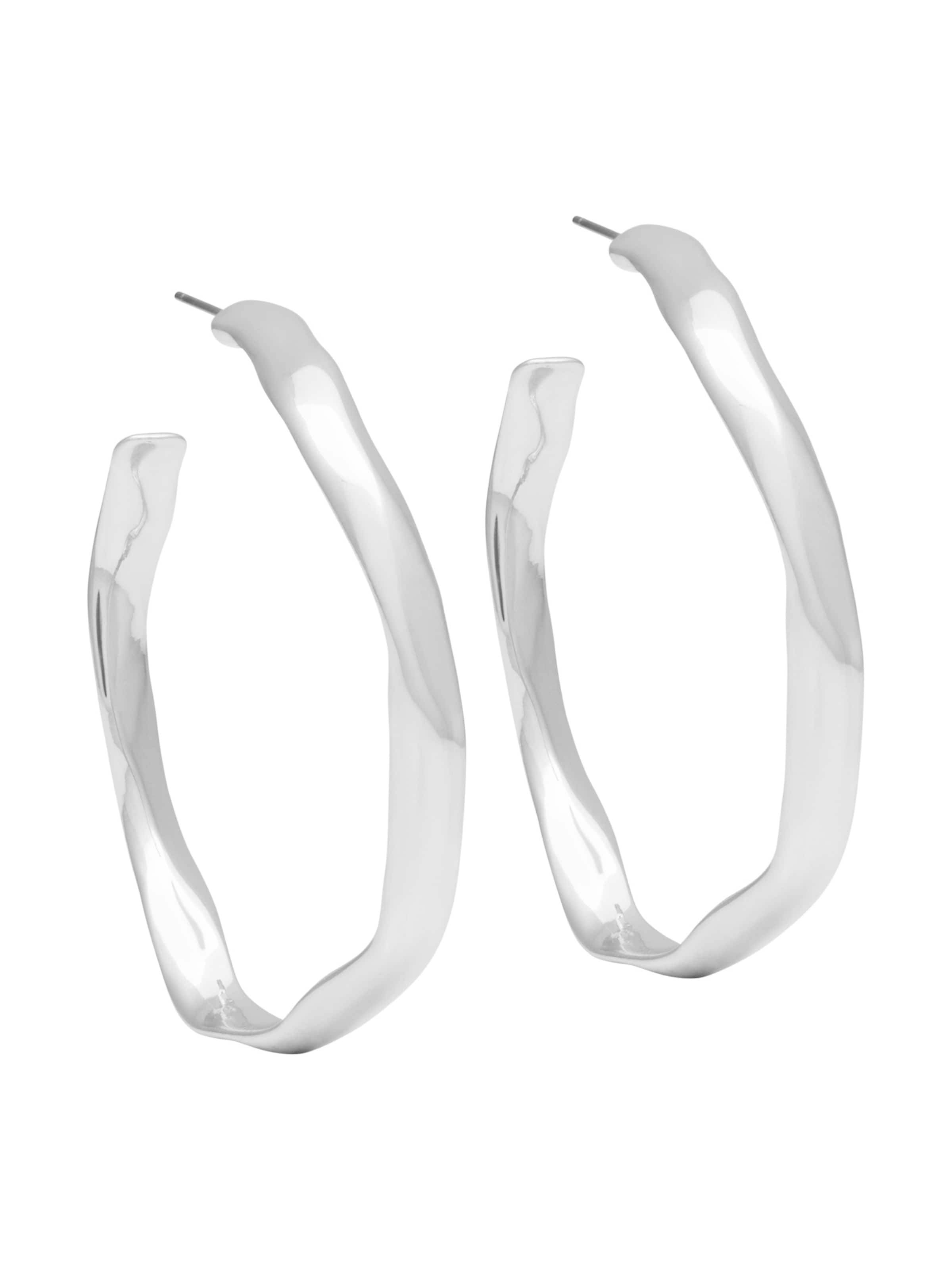 A&C Oslo – Nordic Design Jewellery Earrings 'Sculptured' in Silver: front