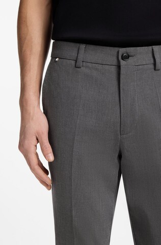 BOSS Slim fit Pleated Pants 'H-Kaiton' in Grey