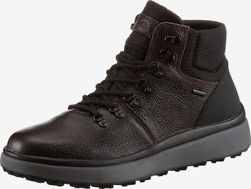 GEOX Lace-Up Boots in Black: front