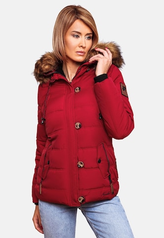 NAVAHOO Winter jacket 'Zoja' in Red: front