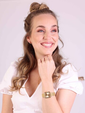 Lucardi Earrings in Gold