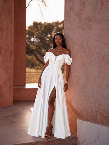 acob a porter - Vestido de noche 'TNA' en blanco