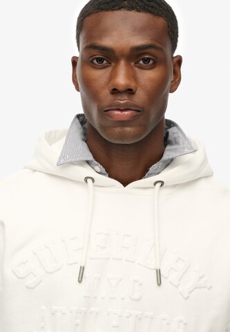 Sweat-shirt Superdry en blanc