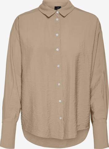 VERO MODA Blus 'LENA' i beige: framsida