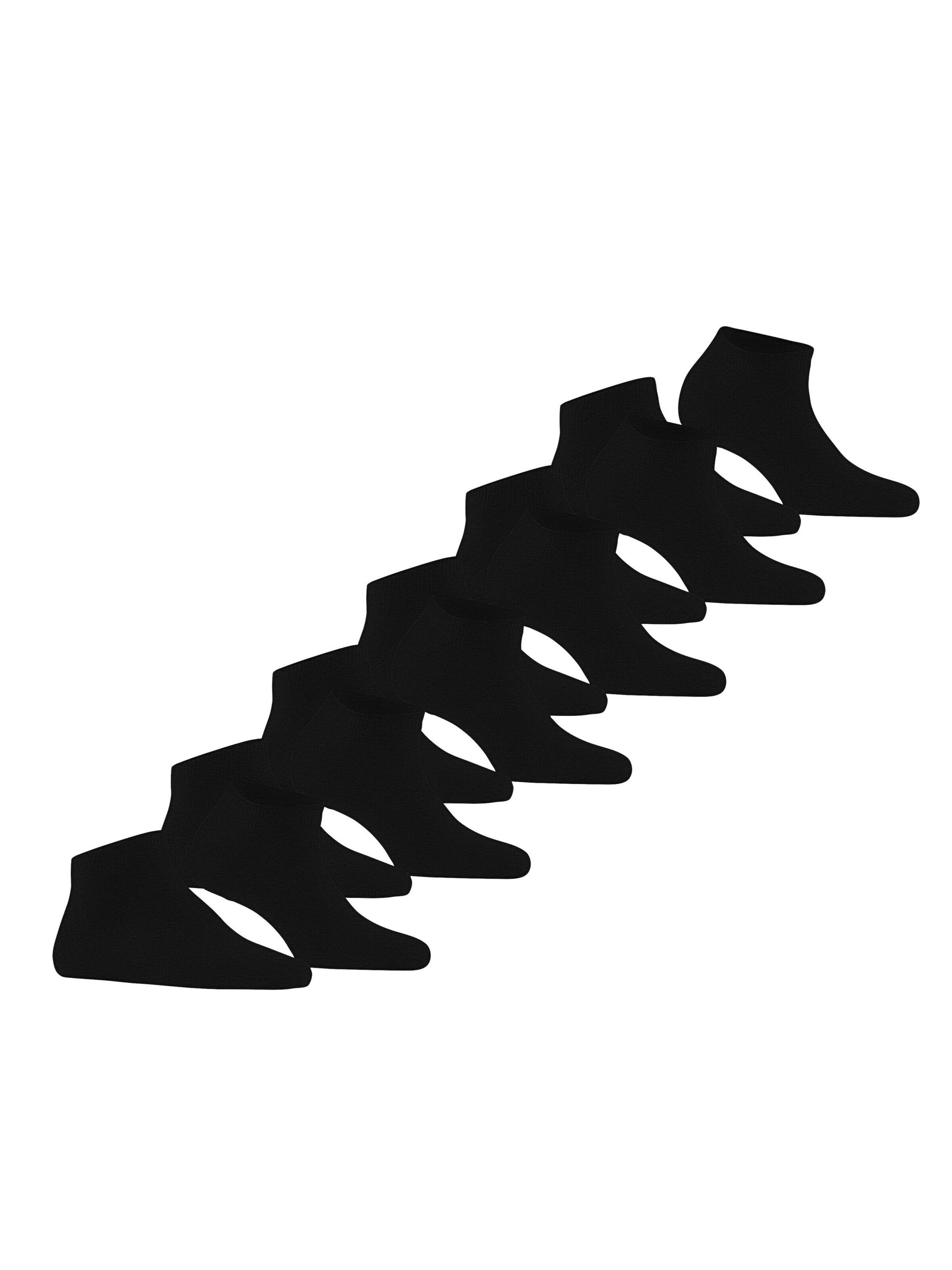FALKE Füßlinge 'Happy 6-Pack'‌‌‌‌ in Schwarz