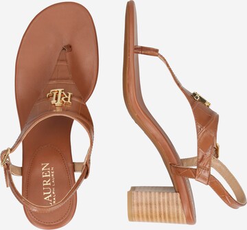 Lauren Ralph Lauren Teenslipper 'WESTCOTT' in Geel