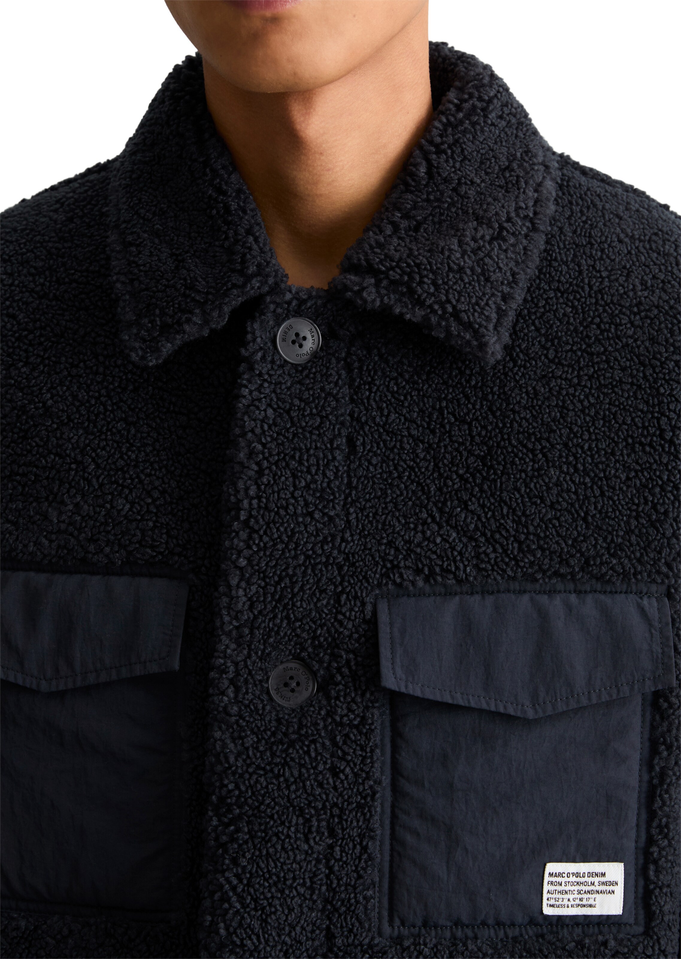 Marc O'Polo DENIM Tussenjas in Blauw