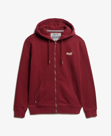 Veste de survêtement Superdry en rouge