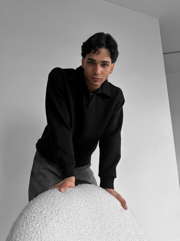 Kleidermafia Pullover 'Basic'‌‌‌‌ in Schwarz: Vorderseite