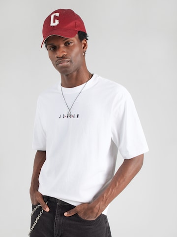 Jordan Μπλουζάκι 'AIR' σε λευκό: μπροστά