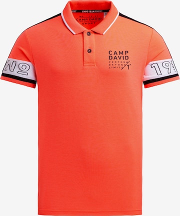 CAMP DAVID Paita värissä oranssi: etupuoli